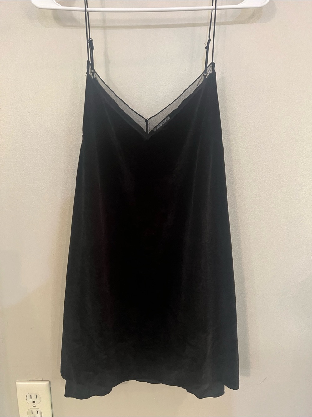 Intimately by Free People Velvet and Lace Tank Top